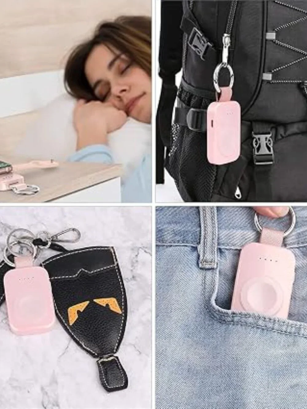 iVALUX Portable Wireless Charger for Apple Watch Travel Keychain Power Bank